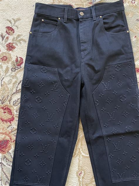 lv double knee pants